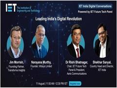 
      
      NR Narayana Murthy will speak at IET India Digital...
      
      