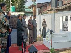
      
      Indian Army pays tributes to Janab Maqbool Sherwani on his...
      
      