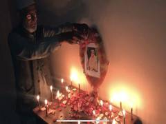 
      
      Candlelight vigil held against killing of teacher by terrorists
      
      