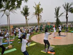 
      
      7th International Yoga Day celebrated with 'great enthusiasm'...
      
      