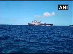 
      
      INS Jalashwa brings back nearly 700 stranded Indians from Male
      
      