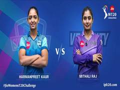
      
      Women's T20 Challenge: Velocity win toss, opt to bowl first...
      
      
