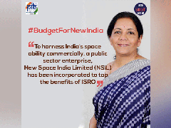 
      
      New Space India Limited incorporated to tap benefits of ISRO:...
      
      