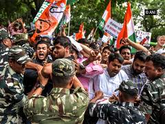 
      
      IYC protests near Sitharman's residence
      
      