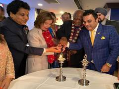 
      
      US House Speaker Pelosi celebrates Diwali in Washington DC
      
      