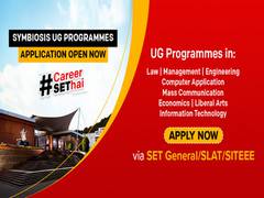 
      
      Registration open for Symbiosis Undergraduate Programmes:...
      
      