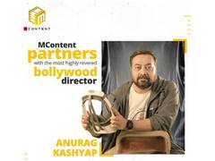 
      
      Mcontent teams with renowned filmmaker Anurag Kashyap
      
      