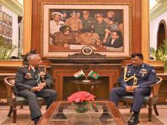 
      
      Bangladesh Air Force chief calls on Gen Naravane to discuss...
      
      