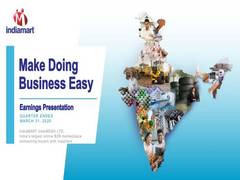 
      
      IndiaMART reports 57 pc hike in net profit for March quarter
      
      