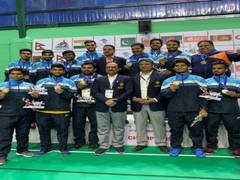 
      
      Indian badminton teams bag two gold medals in SAG
      
      