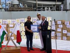 
      
      India hands over relief materials to flood-hit Madagascar
      
      