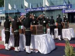 
      
      Wreath laying ceremony of soldiers killed in Tangdhar held at...
      
      