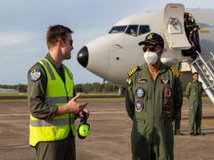 
      
      Indian Navy's P-8I  in Australia for combined maritime ops
      
      