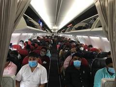 
      
      Air India flight departs with 147 stranded Indians from...
      
      