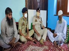 
      
      J-K DGP visits family of cop killed in Kulgam terrorist attack
      
      