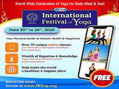 
      
      JKYog to observe International Yoga Day from June 20 to 26
      
      