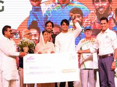 
      
      JSW Group felicitates Tokyo Olympics medallists, Neeraj...
      
      