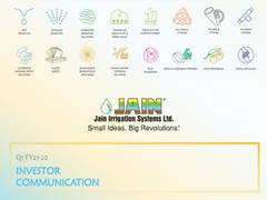 
      
      Jain Irrigation Q1 PAT at Rs 13 crore, revenue up 33 pc
      
      