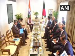 
      
      EAM S. Jaishankar meets Bangladesh PM Sheikh Hasina
      
      