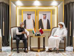 
      
      Jaishankar meets Qatari counterpart, exchange views on Afghanistan
      
      