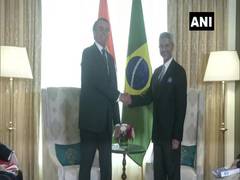 
      
      Brazil President Bolsonaro meets EAM Jaishankar in Delhi
      
      