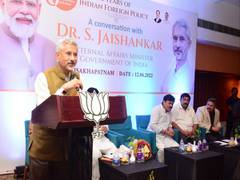 
      
      Jaishankar lauds Vande Bharat Mission
      
      