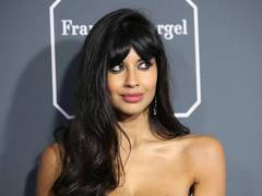 
      
      Jameela Jamil attends event  next day after surgery
      
      