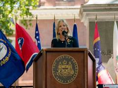 
      
      First Lady Jill Biden, others not entirely safe on Ukraine visits
      
      