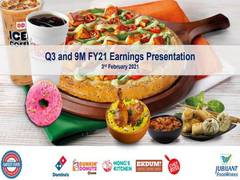 
      
      Jubilant FoodWorks Q3 revenue up 31 pc at Rs 1,057 crore
      
      