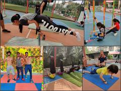
      
      Outdoor workout can be fun without heavy equipment proves K2...
      
      