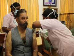 
      
      Kamal Haasan receives COVID-19 vaccine shot
      
      