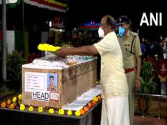 
      
      Mortal remains of Sepoy Vaisakh H reach Thiruvananthapuram
      
      