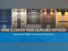 
      
      KONE Elevator India launches iREFRESH - Rejuvenated designs...
      
      