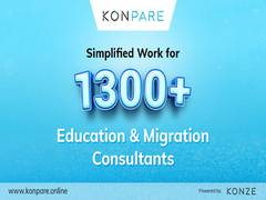 
      
      KONPARE collaborates with 1300+ education consultancies
      
      