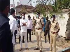 
      
      Telangana IT Minister visits red zone area in Sircilla.
      
      