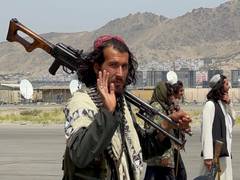 
      
      Taliban declare victory from tarmac of Kabul airport after US...
      
      