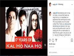 
      
      'Kal Ho Na Ho' completes 17 years: Preity Zinta reminisces...
      
      