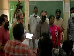
      
      TN local body polls: Kamal Haasan casts his vote
      
      
