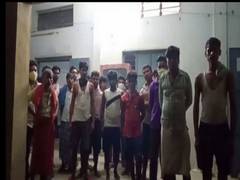 
      
      Migrant workers from UP agitate at quarantine centre in...
      
      