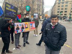 
      
      Protest organised outside Canadian Embassy in Paris to demand...
      
      