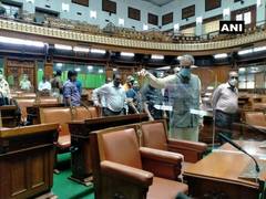 
      
      Karnataka Assembly Speaker reviews preparations at Vidhana...
      
      
