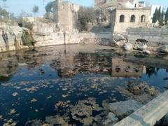 
      
      Pakistan authorities hasten to refill Katas Raj Temple pond...
      
      