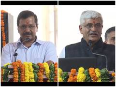 
      
      Shekhawat, Kejriwal lay foundation stone for sewage treatment...
      
      