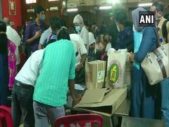 
      
      Polling material distributed to election officials in Kochi...
      
      