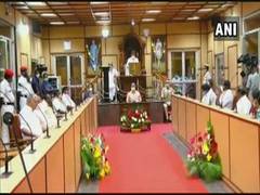 
      
      Cong MLAs stage walkout from Puducherry Assembly during LG's...
      
      