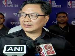 
      
      Basketball can become very popular in India: Kiren Rijiju
      
      