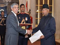 
      
      Kovind receives credentials from envoys of Bangladesh,...
      
      