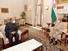 
      
      Kovind meets Ambassadors Deepak Mittal, Piyush Srivastava...
      
      