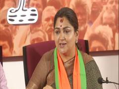 
      
      Day after joining BJP, Khushbu Sundar says she wants to give...
      
      