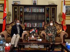 
      
      Indian Ambassador meets Nepal Army chief, discusses issues of...
      
      